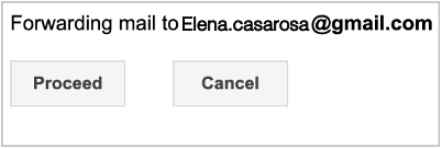 "Add a forwarding address" final notice screenshot.