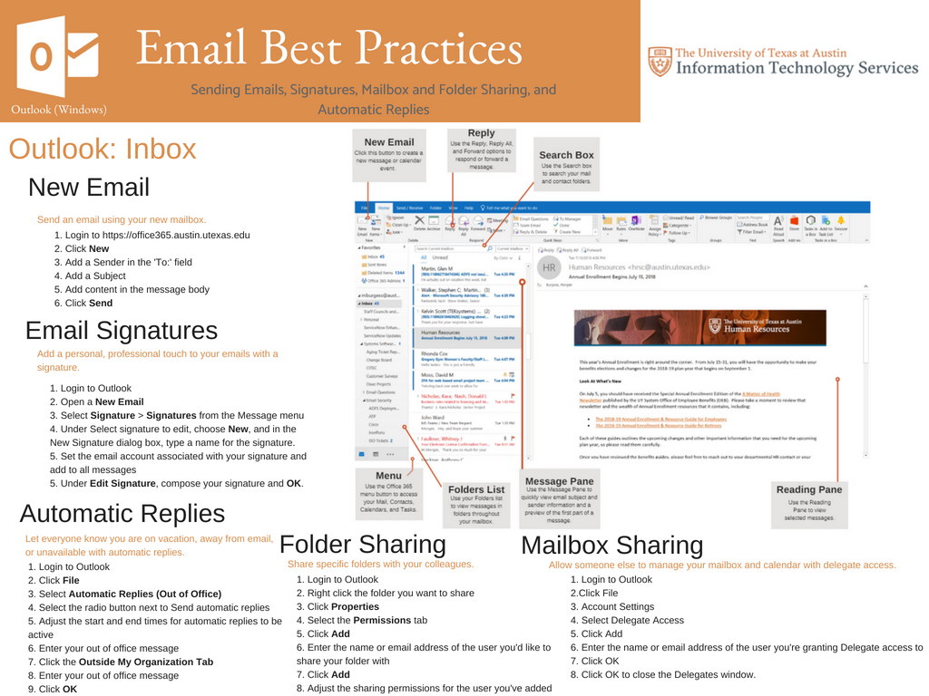 Microsoft Outlook (Email), Information Services